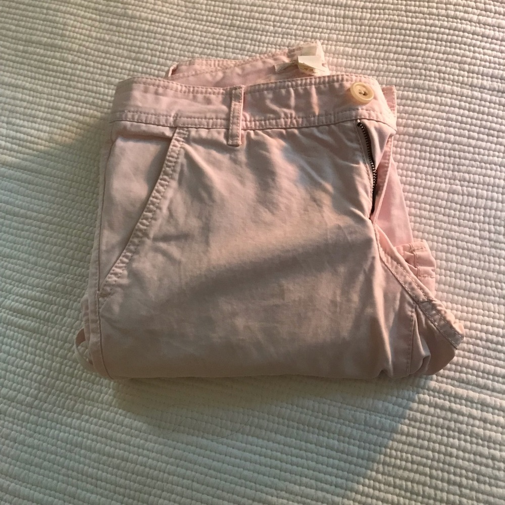 Pink cargo capris